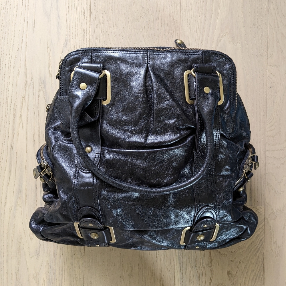 15" x 16" - 100% leather bag